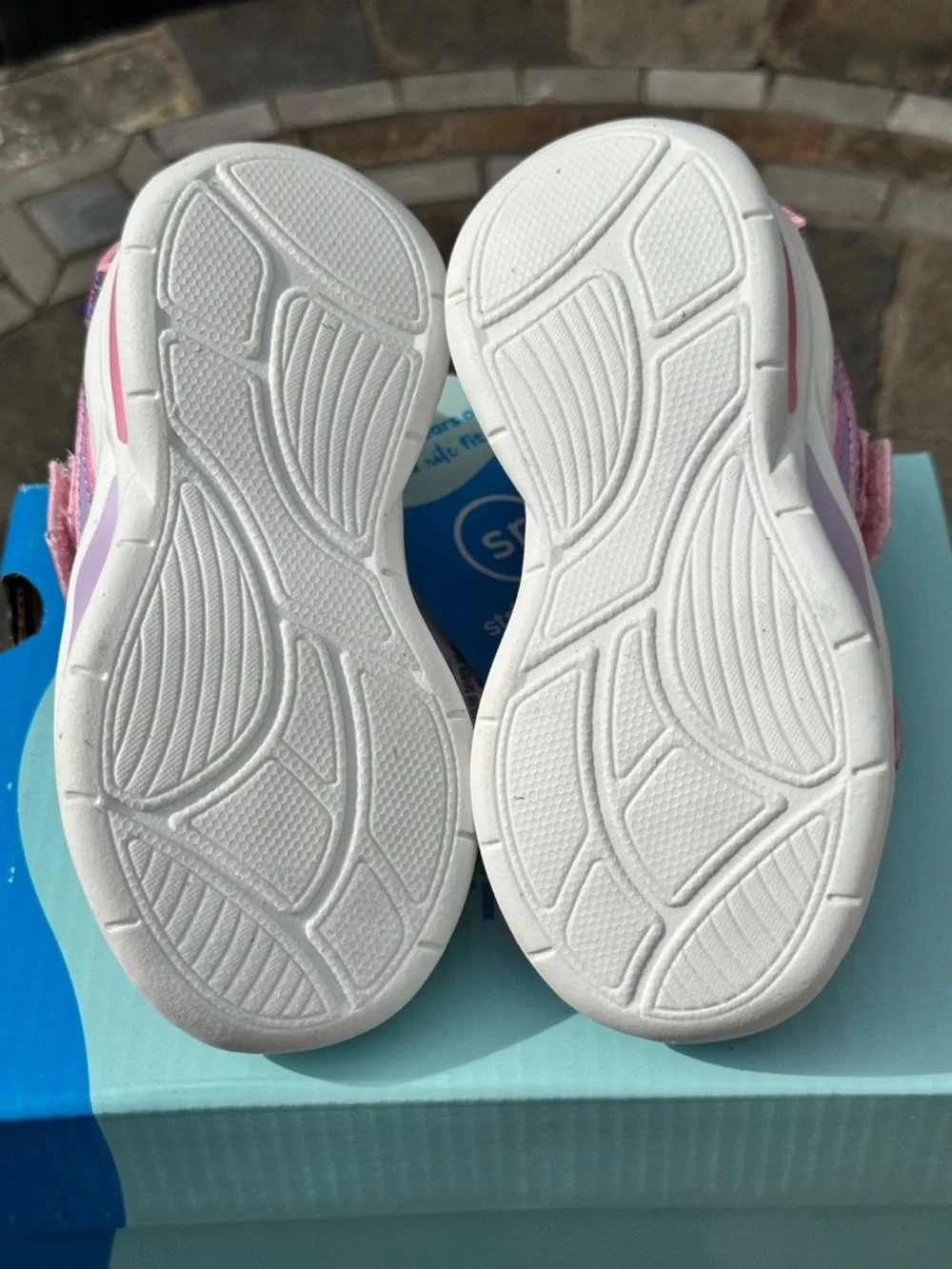 Stride Rite Little Kids Light Up Sneakers (Pink / Purple) - Toddler Youth 6K NEW